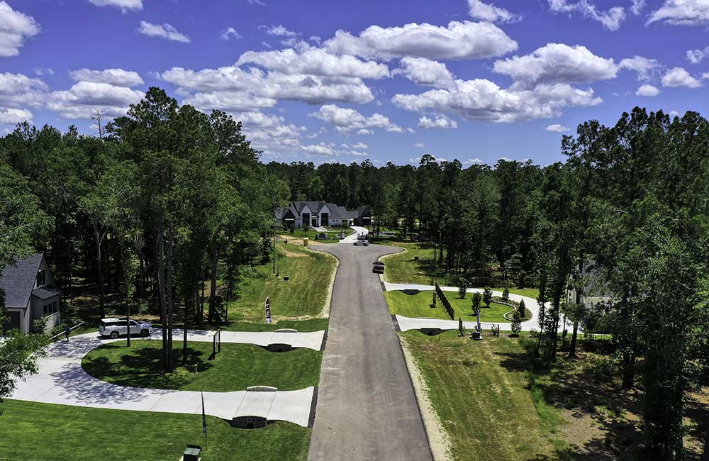 Aerial view of our Texas acreage for sale